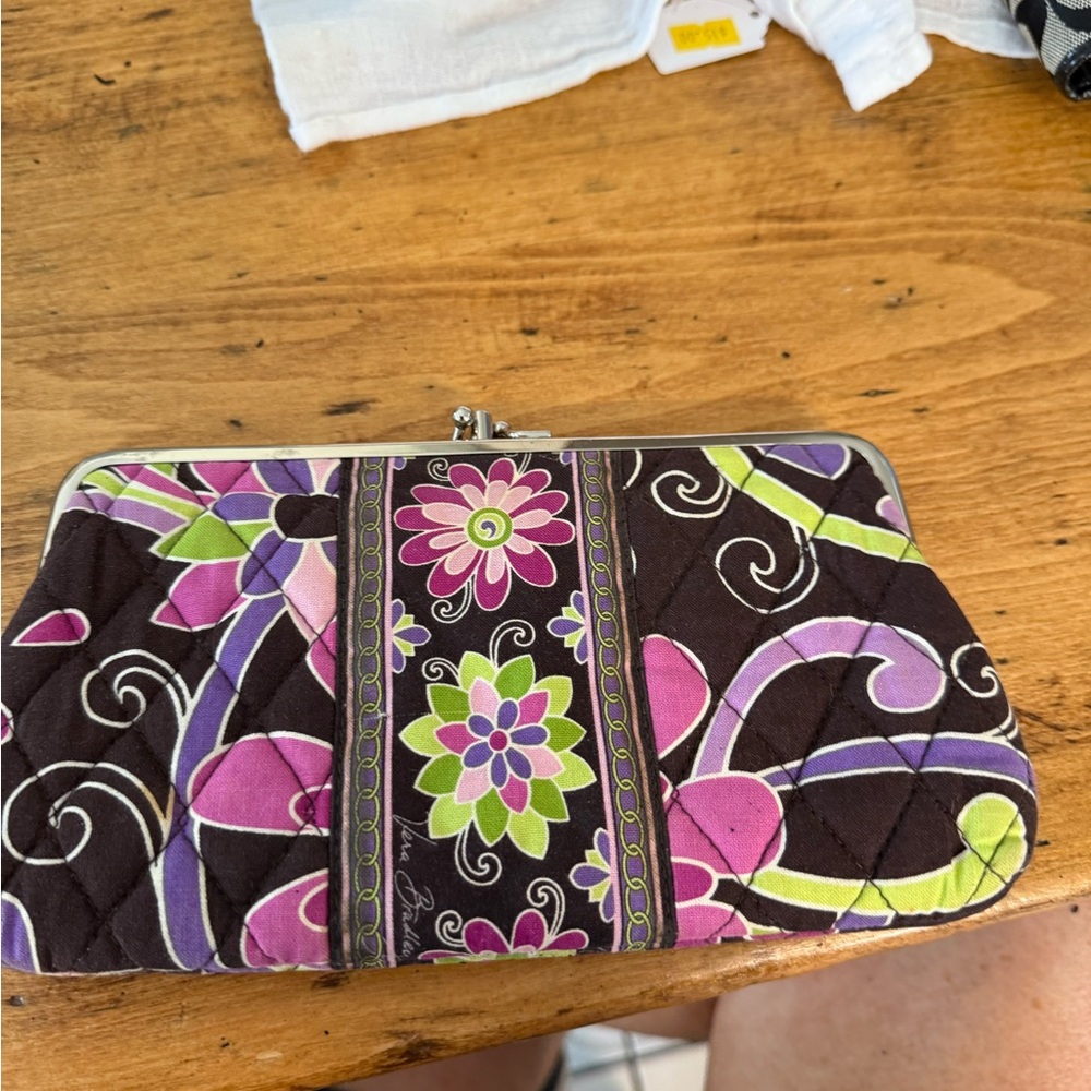 Vera Bradley Multicolor Floral Quilted Clutch